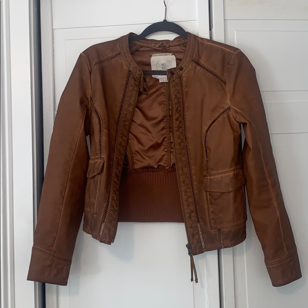 Anthropologie leather jacket